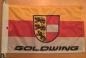 Preview: Kärnten mit Wappen & Goldwing, Fahne in der Größe 40 x 26 cm. passend für Fahnenstangen 678-016 (Adler) und 678-016 B (Kugel)